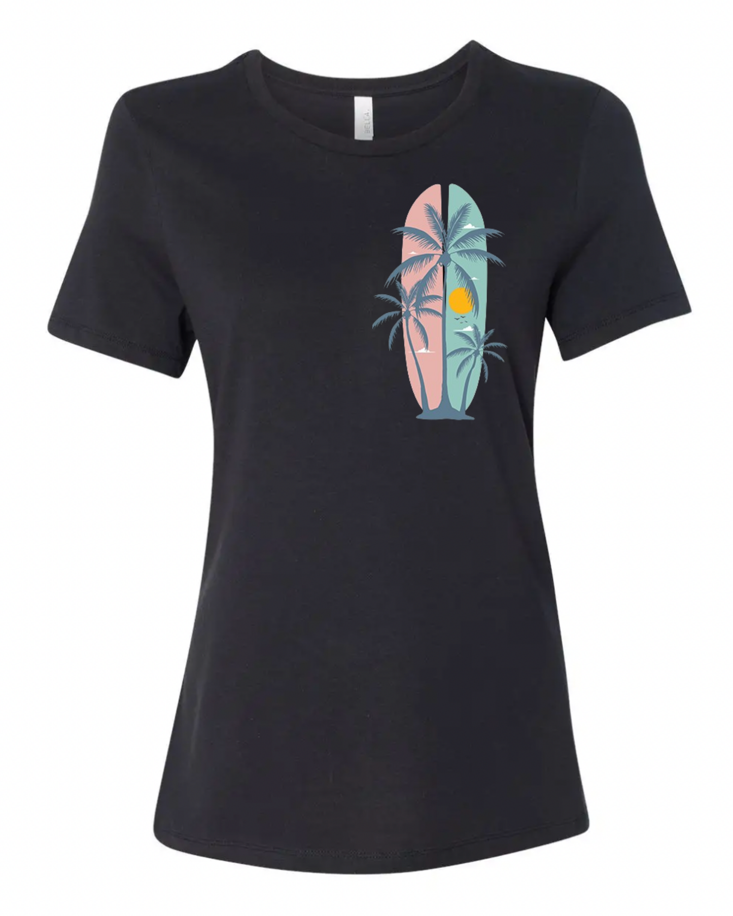 "Summer Palm Trees" Women's Short Sleeve T-Shirt