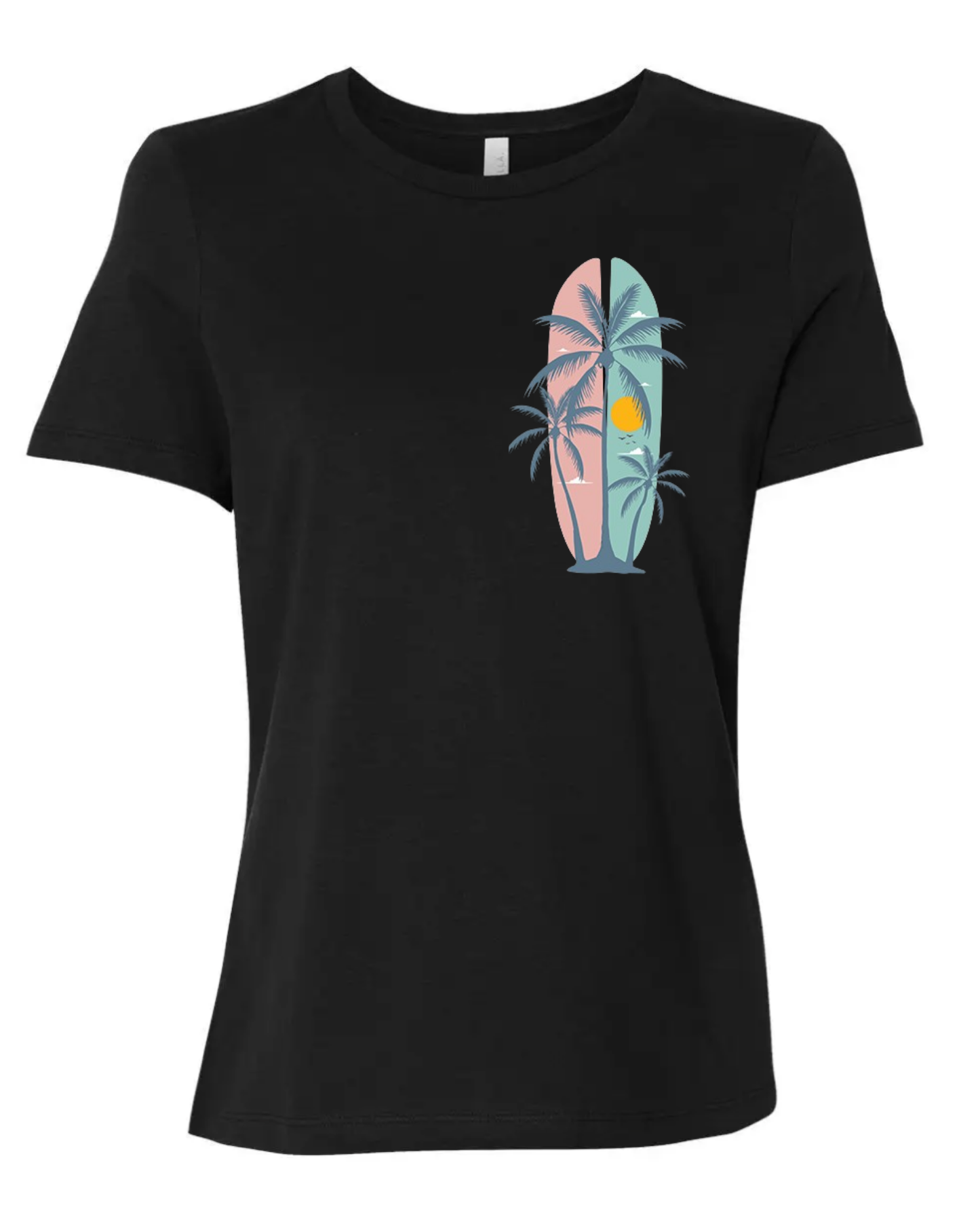 "Summer Palm Trees" Women's Short Sleeve T-Shirt