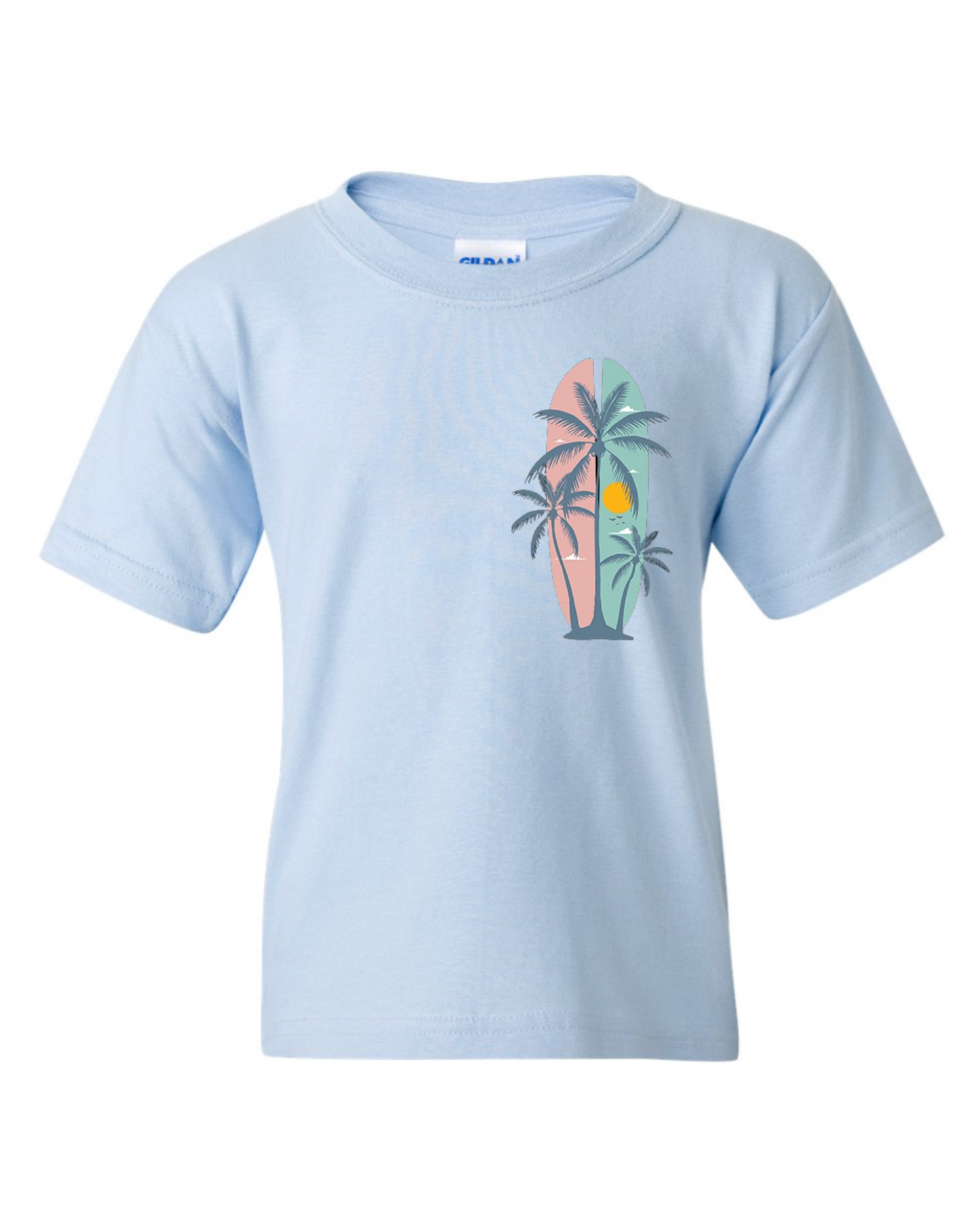 "Summer Palm Trees" Youth Short Sleeve T-shirt