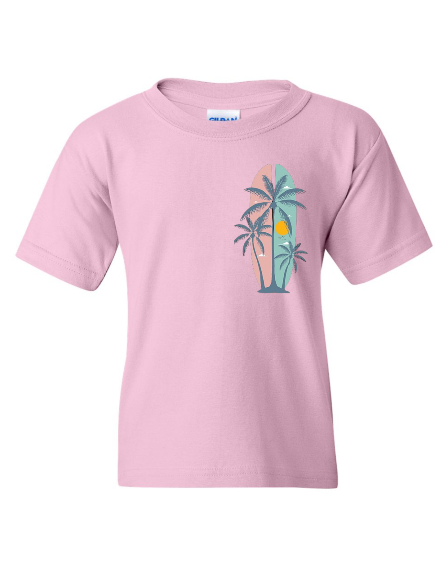 "Summer Palm Trees" Youth Short Sleeve T-shirt