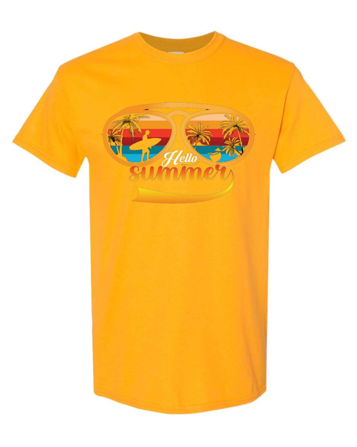 "Hello Summer" Short Sleeve T-Shirt