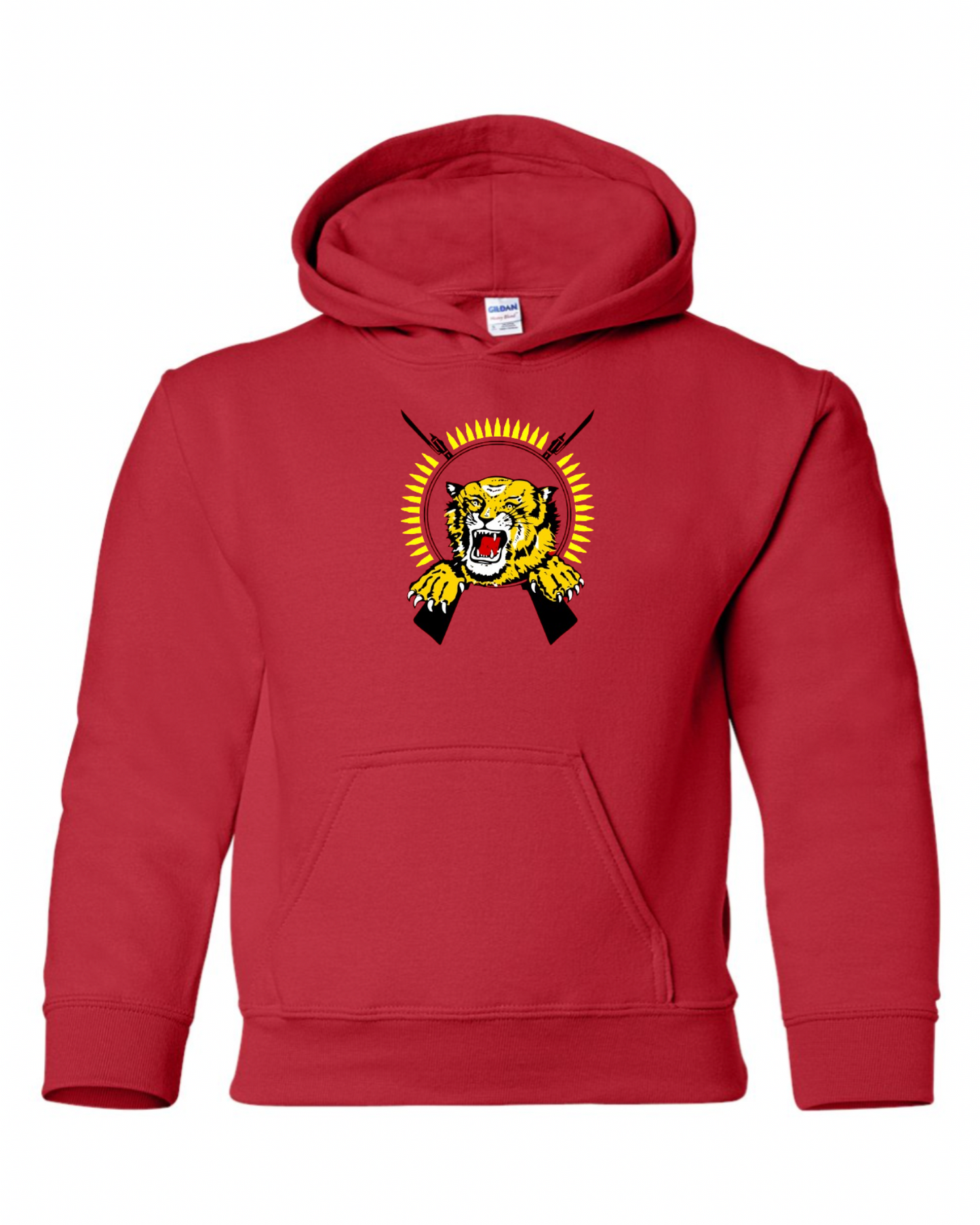 Tamil Eelam Tiger v2 Youth Hooded Sweatshirt