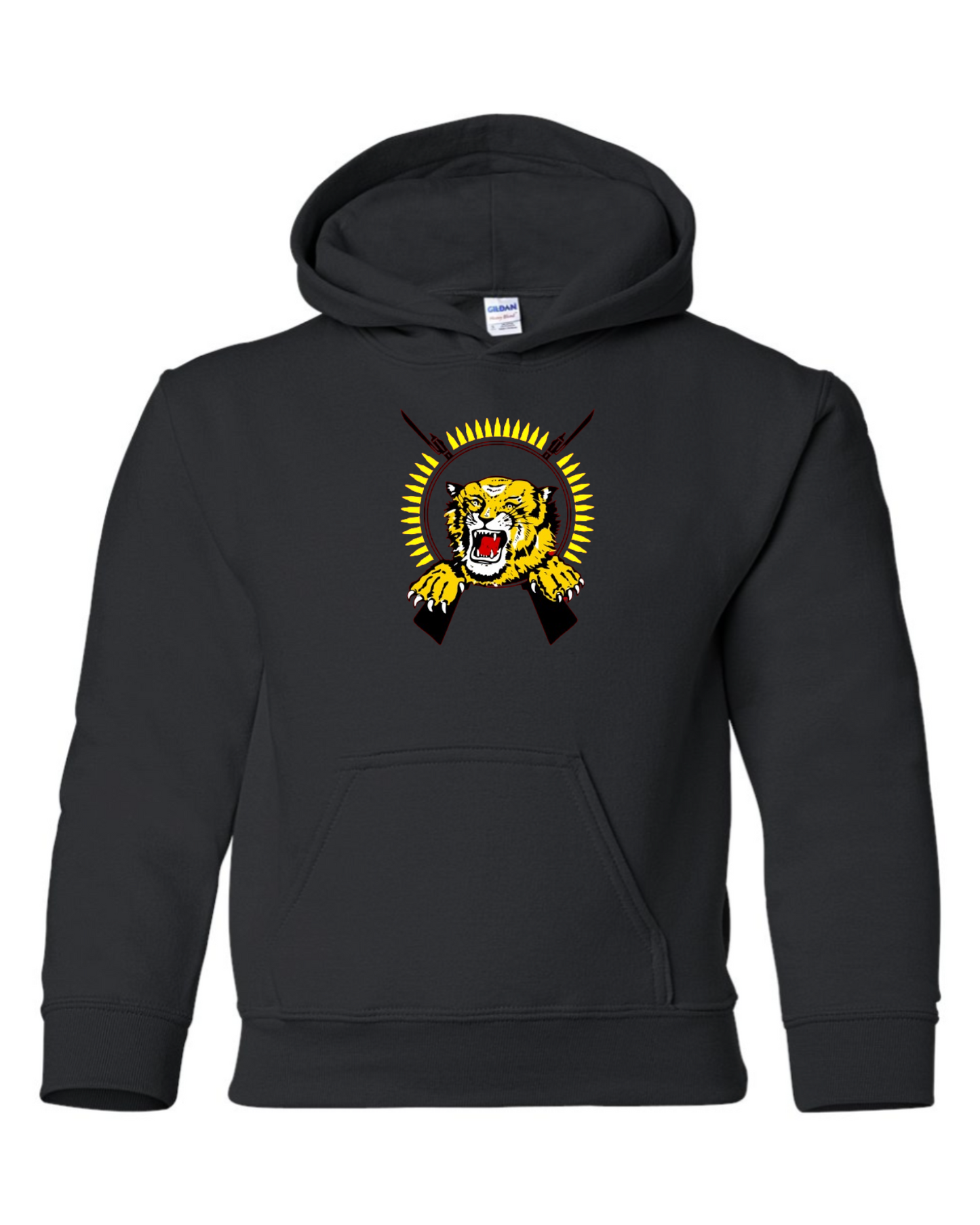 Tamil Eelam Tiger v2 Youth Hooded Sweatshirt