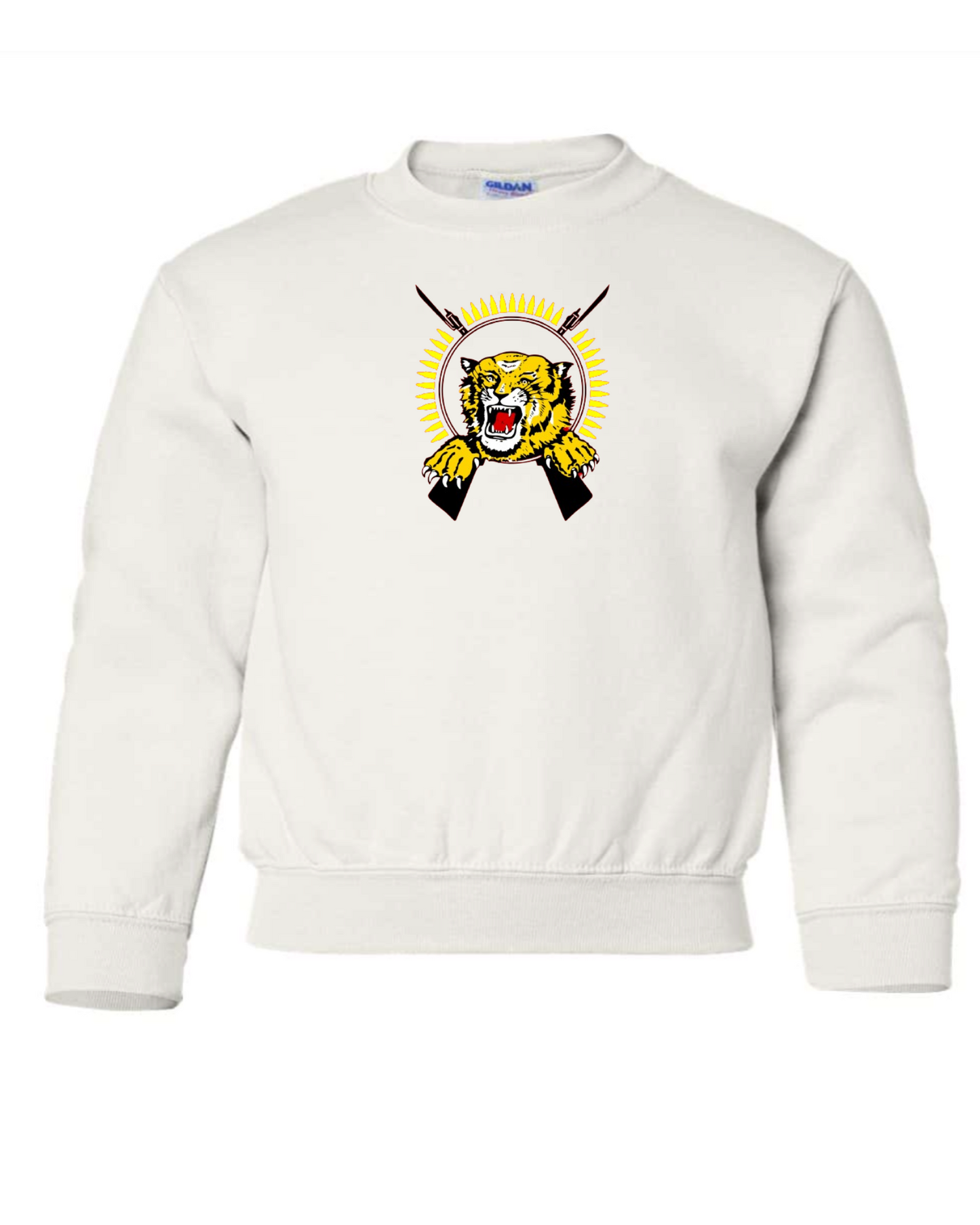 Tamil Eelam Tiger v2 Youth Crewneck Sweatshirt