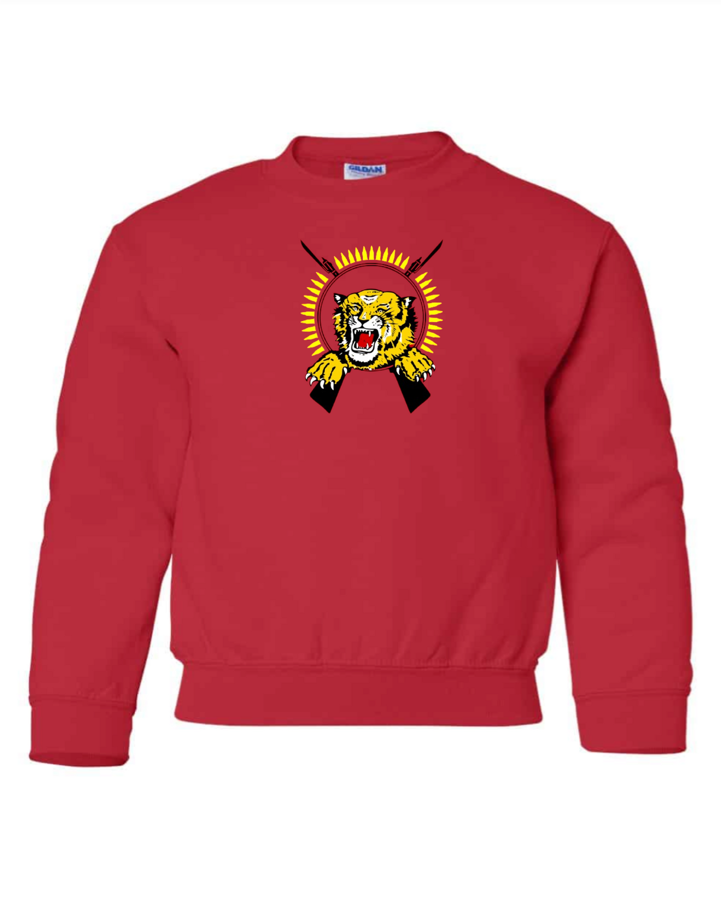 Tamil Eelam Tiger v2 Youth Crewneck Sweatshirt