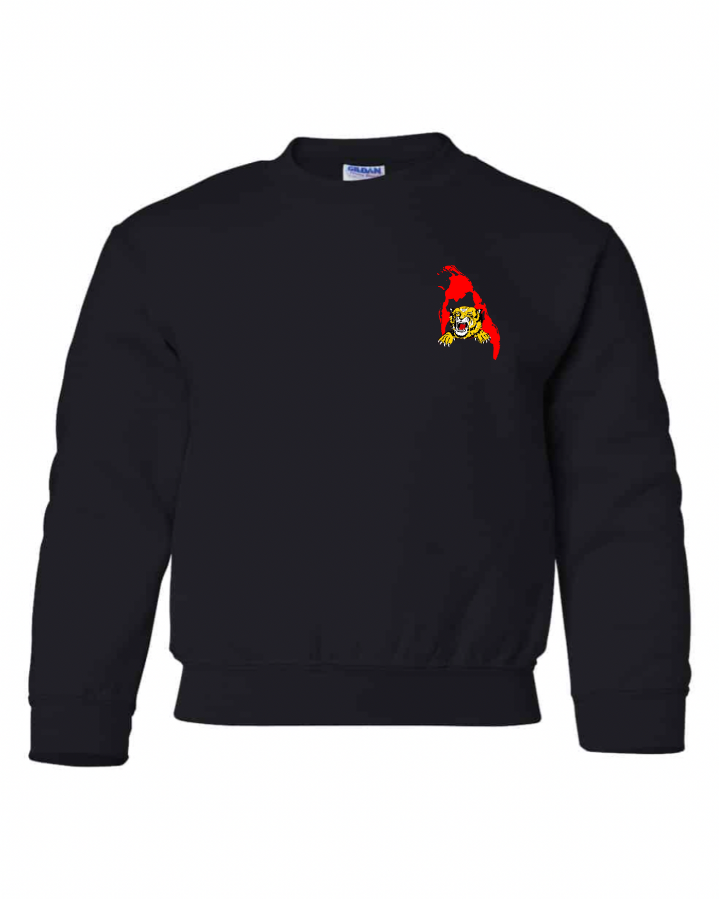 Tamil Eelam Map and Tiger Youth Crewneck Sweatshirt