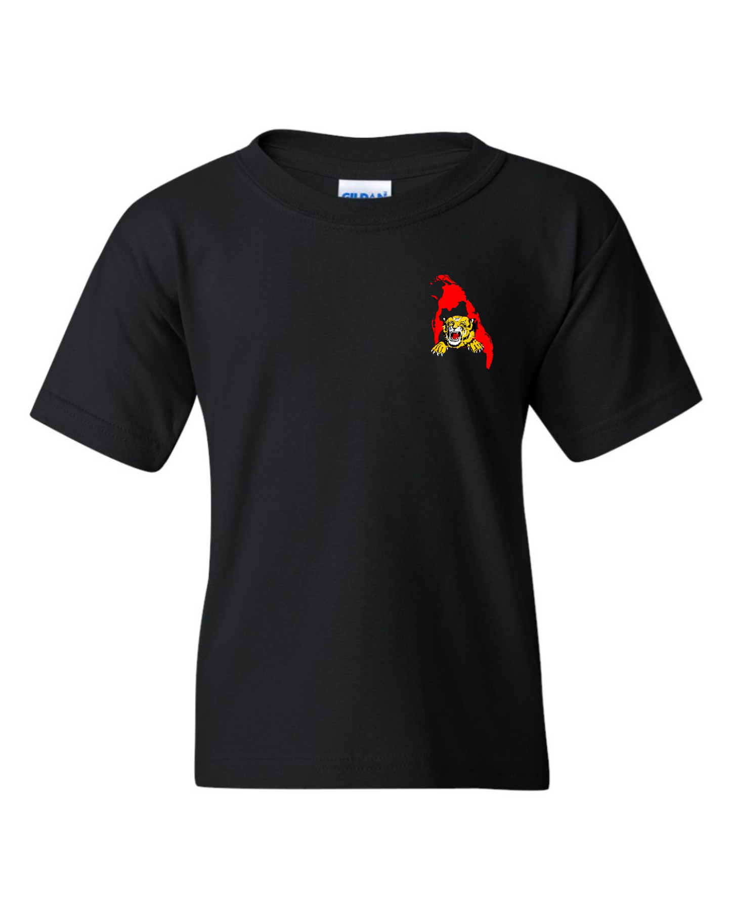 Tamil Eelam Map and Tiger Youth Short Sleeve T-Shirt