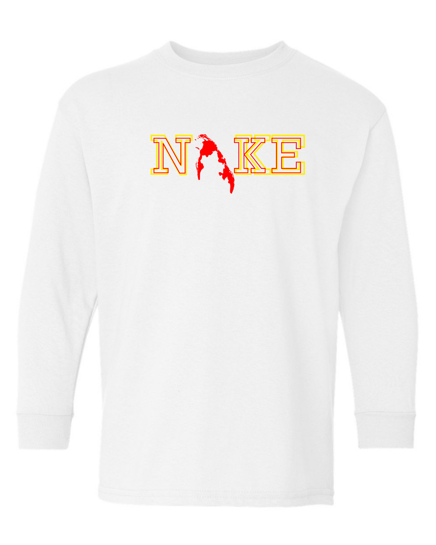 Nike x Tamil Eelam Map Youth Long Sleeve T-Shirt