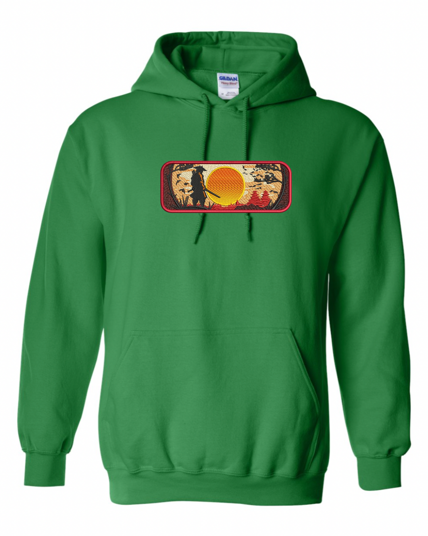 Samurai Sunrise Hooded Sweatshirt