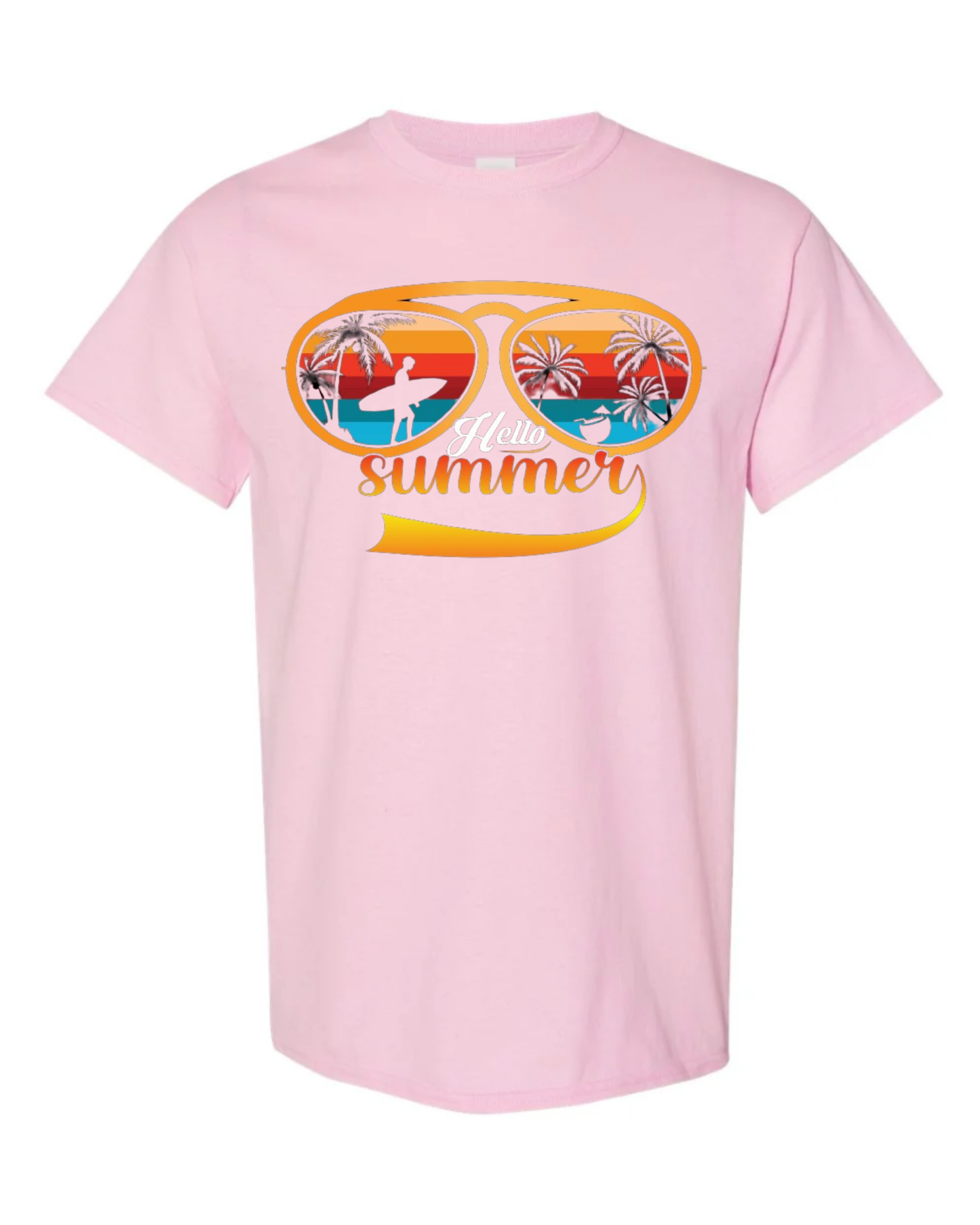 "Hello Summer" Short Sleeve T-Shirt