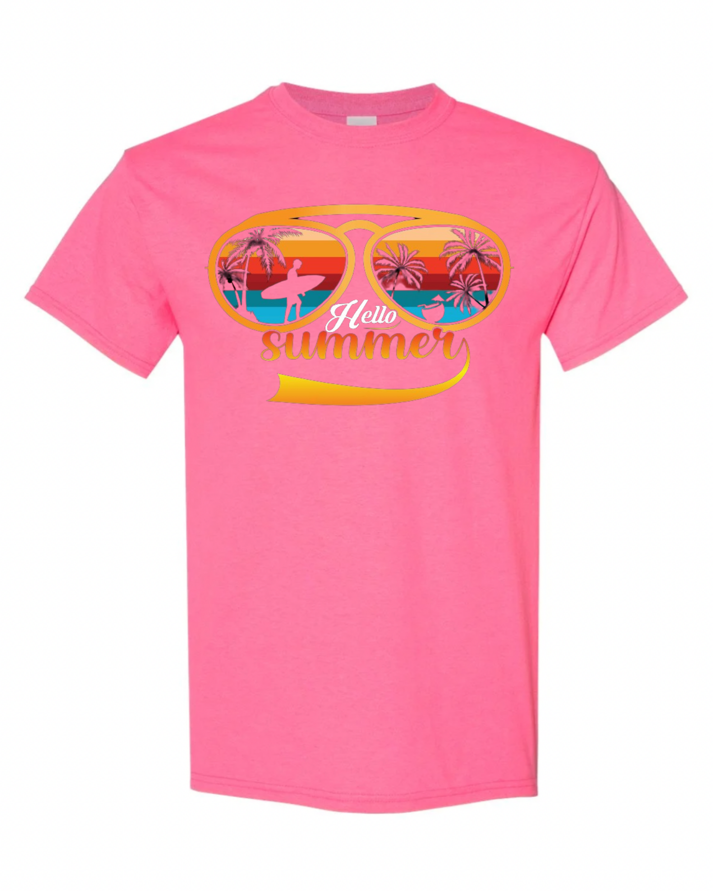 "Hello Summer" Short Sleeve T-Shirt