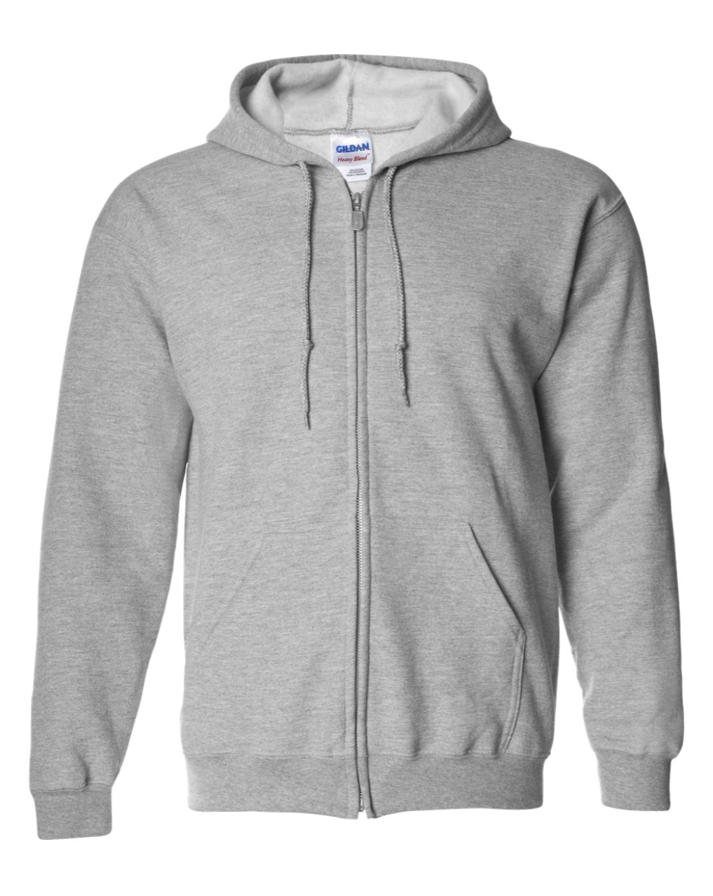 Adult Zip-up Hooded Sweatshirt (Unisex)